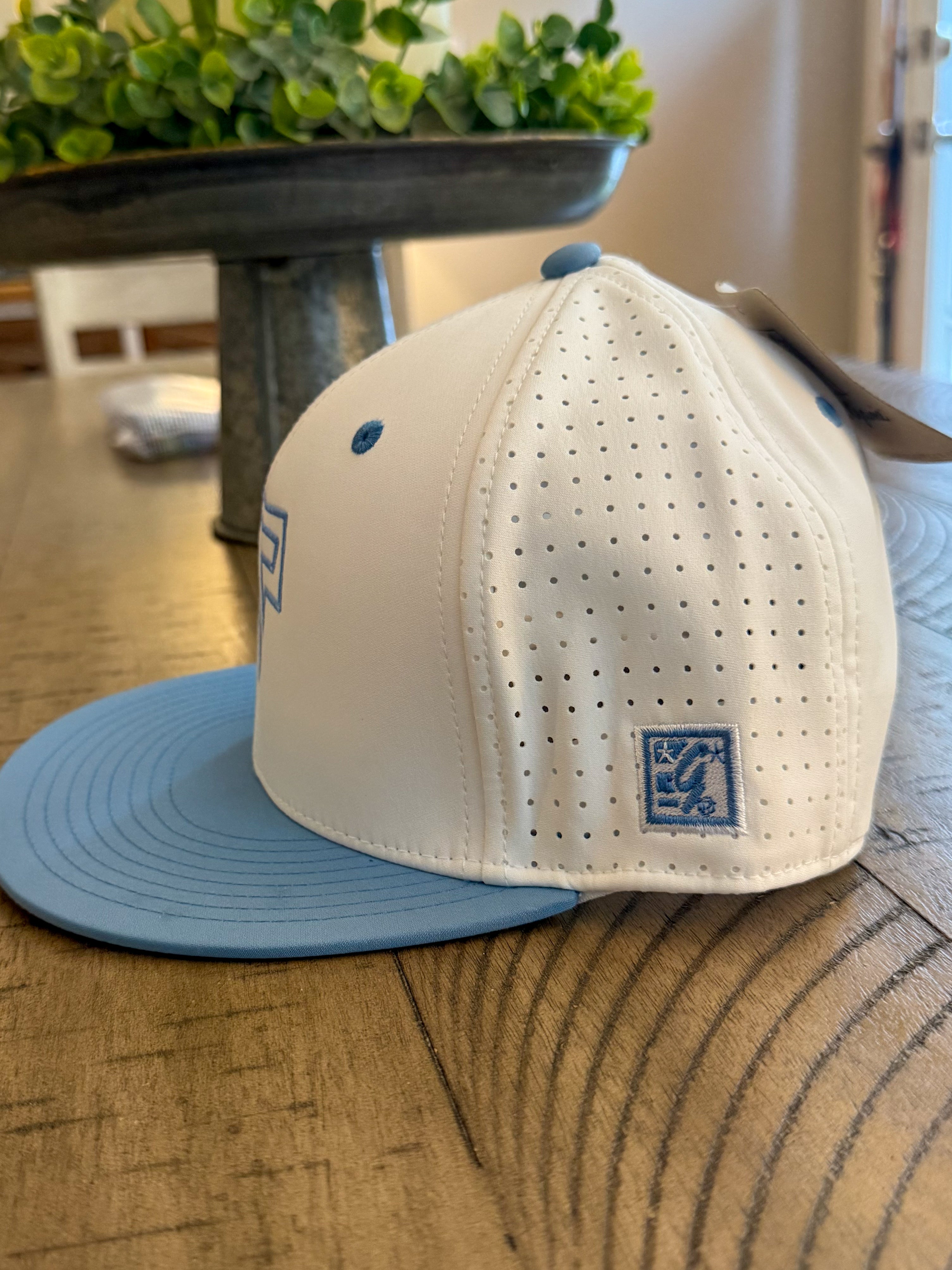 Thunder White/Columbia Blue Stretch Fit Hat