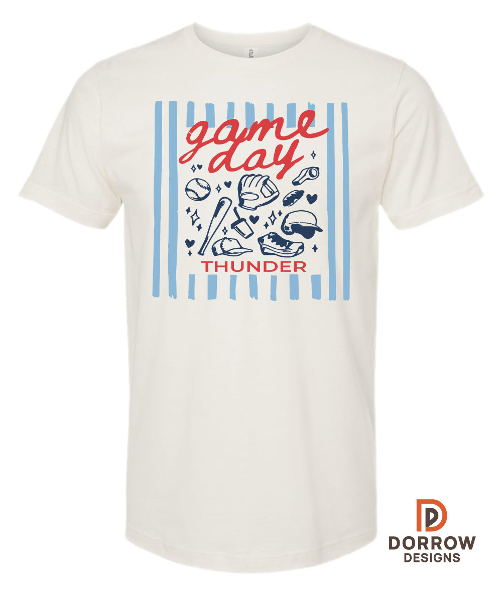 Ivory Thunder Game Day TShirt