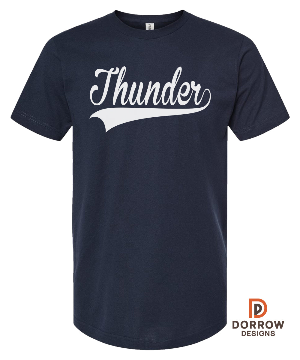 Navy Thunder Retro TShirt